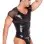Wet Look T-Shirt - One  Size - Black