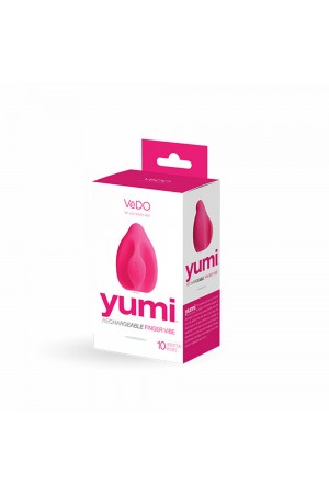 Yumi Rechargeable Finger Vibe - Foxy Pink