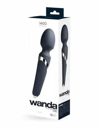 Wanda Rechargeable Wand - Just Black