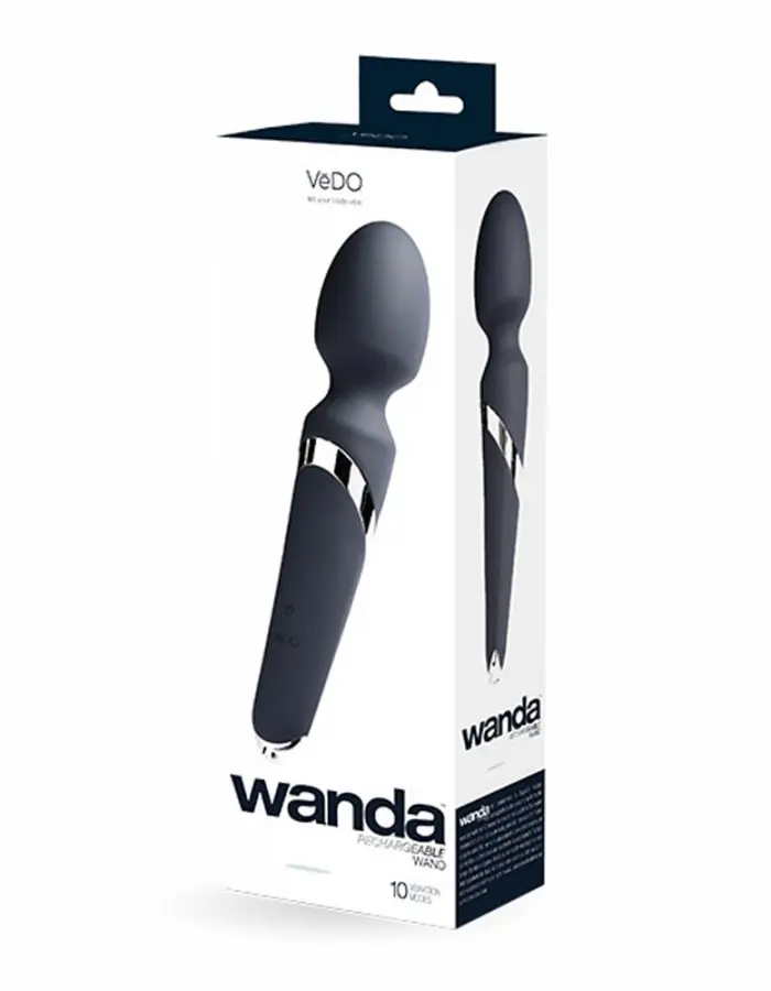 Wanda Rechargeable Wand - Just Black