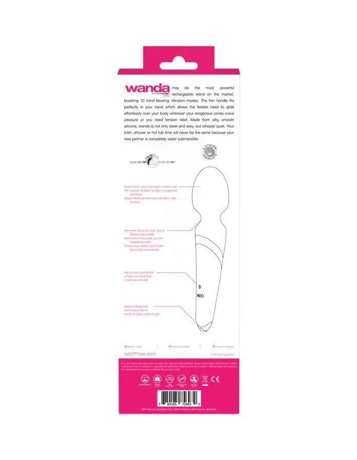 Wanda Rechargeable Wand - Foxy Pink