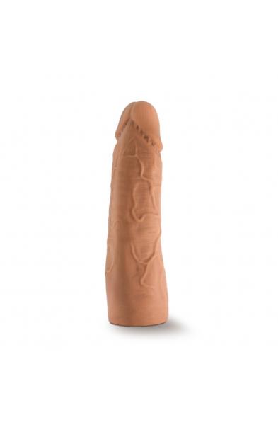 The Realm - Realistic 7 Inch Lock on Dildo -  Mocha