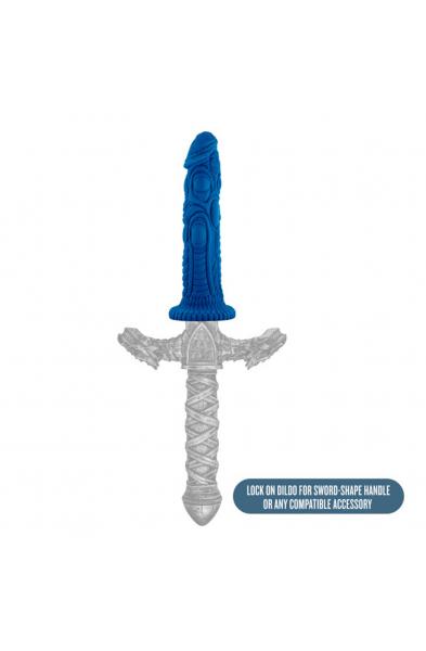 The Realm - Draken - Lock on Dildo - Blue