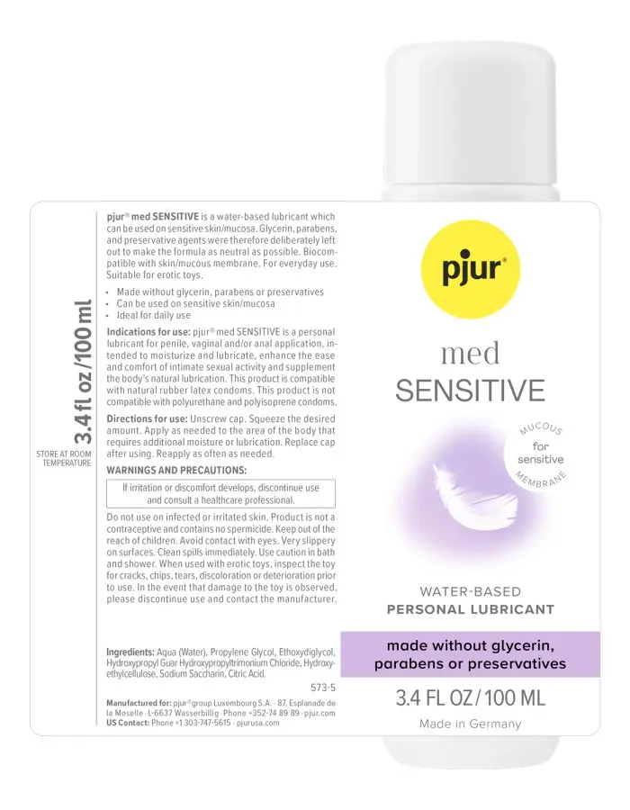 Pjur Med - Sensitive Glide - 3.4 Fl. Oz. 100ml
