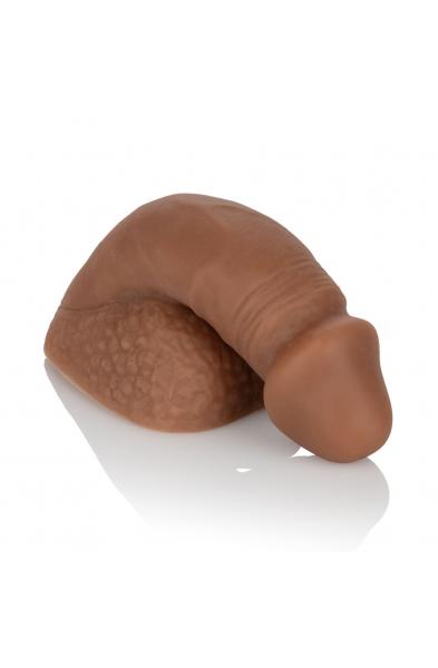 Packer Gear 4" Silicone Packing Penis -Brown