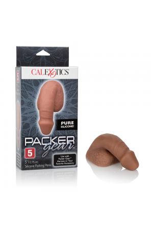 Packer Gear 5 Inch Silicone Packing Penis - Brown