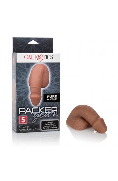 Packer Gear 5 Inch Silicone Packing Penis - Brown