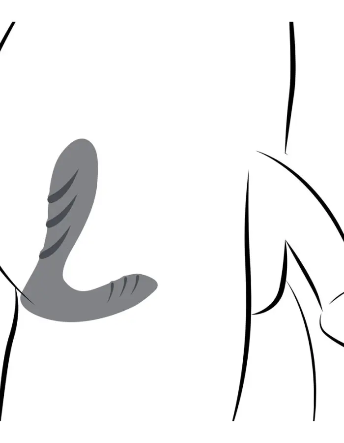 Silicone Prostate Vibrator With Remote Control