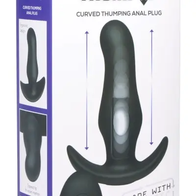 Thump It Curved Silicone Butt Plug