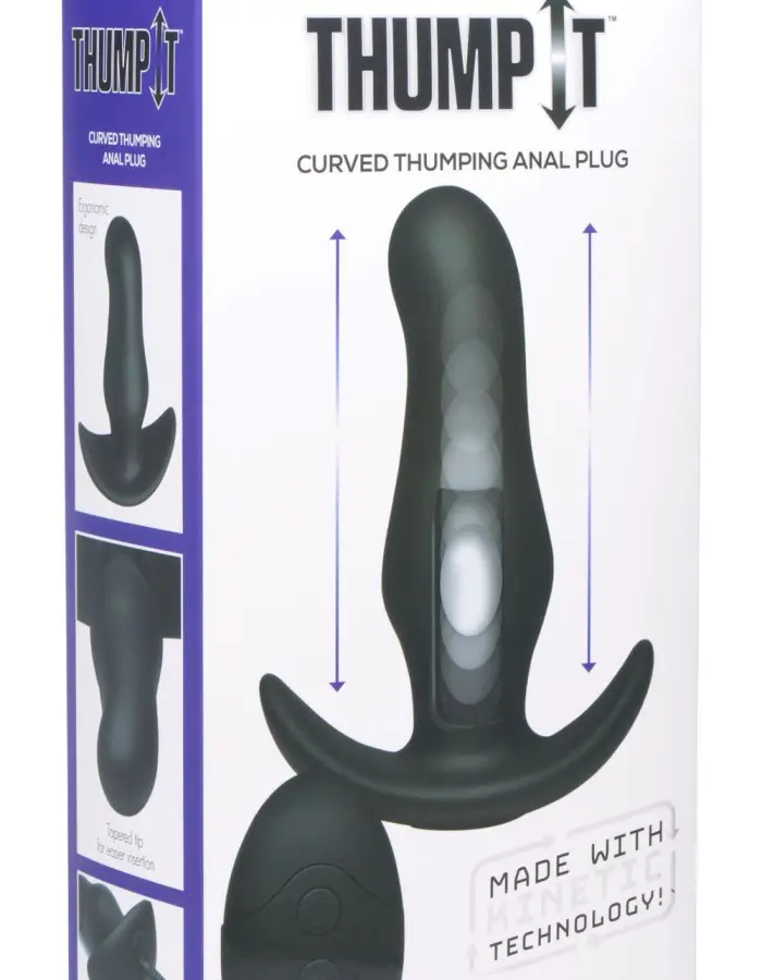 Thump It Curved Silicone Butt Plug