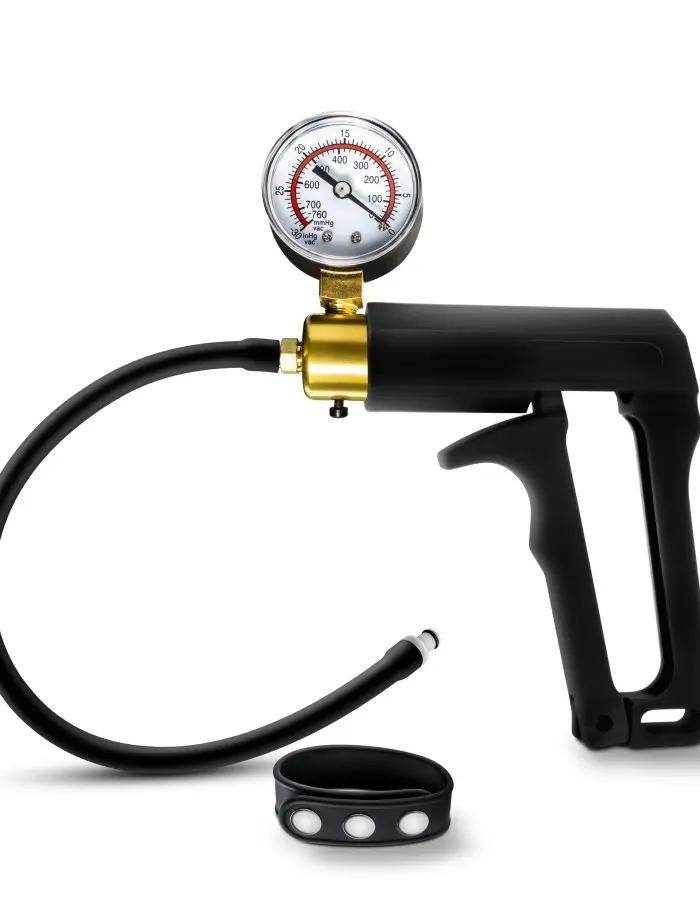 Performance - Gauge Pump Trigger With Silicone  Tubing and Silicone Cock Strap - Black