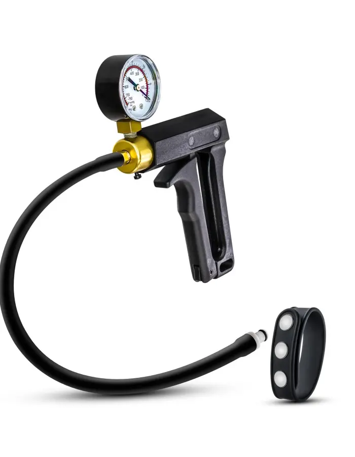 Performance - Gauge Pump Trigger With Silicone  Tubing and Silicone Cock Strap - Black