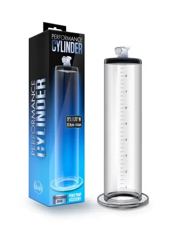 Performance - 9 Inch X 1.75 Inch Penis Pump Cylinder  Clear