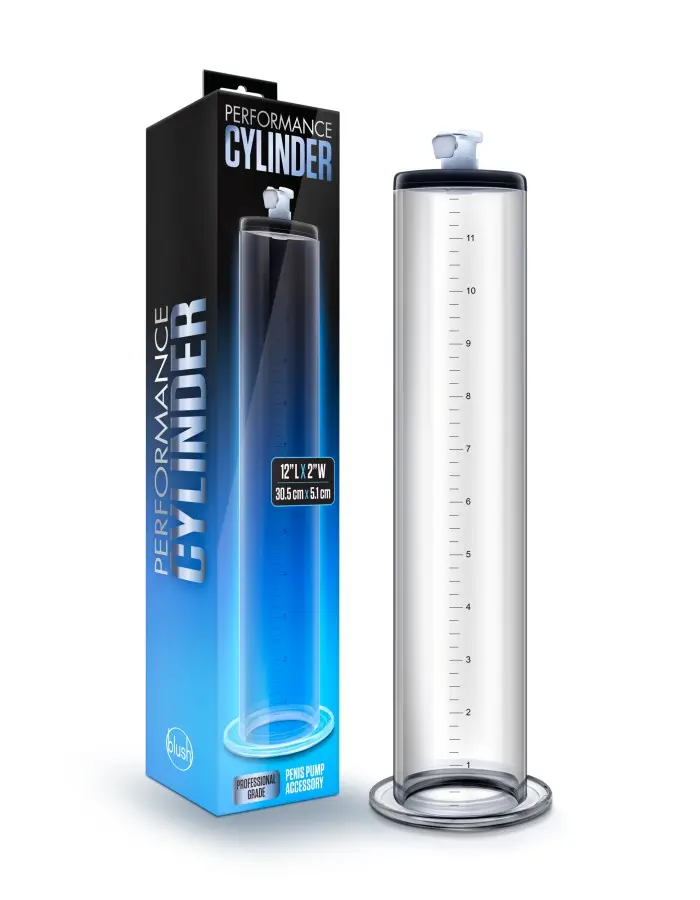Performance - 12 Inch X 2 Inch Penis Pump Cylinder - Clear