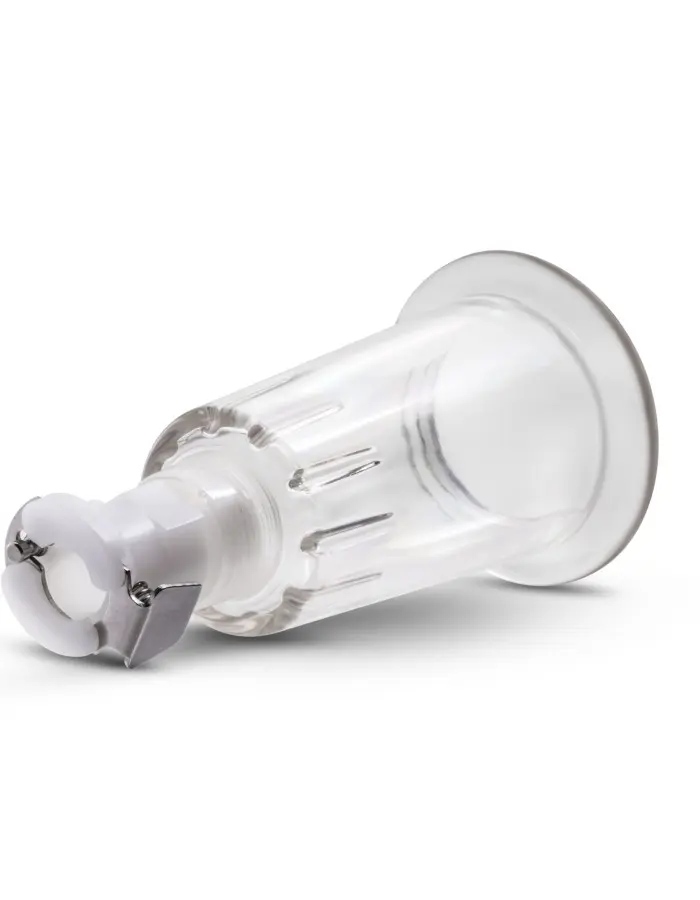 Temptasia  Nipple Pumping Cylinders  Set of 2 (1 Inch Diameter) - Clear