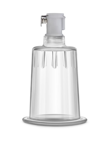 Temptasia  Clit Cylinder - 1.2 Inch Diameter - Clear