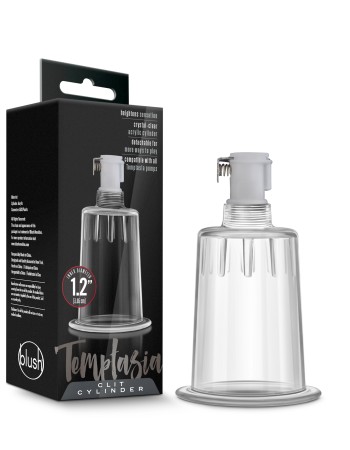 Temptasia  Clit Cylinder - 1.2 Inch Diameter - Clear