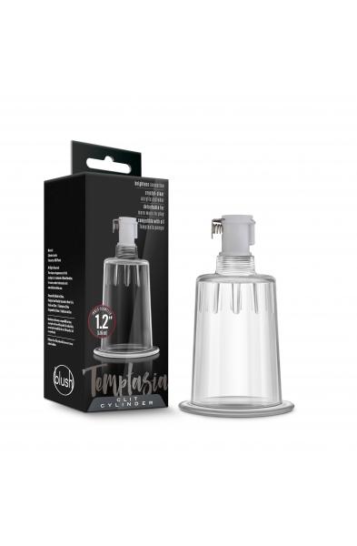 Temptasia  Clit Cylinder - 1.2 Inch Diameter - Clear