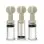 Temptasia - Clit and Nipple Twist Suckers - Set of 3 - Clear