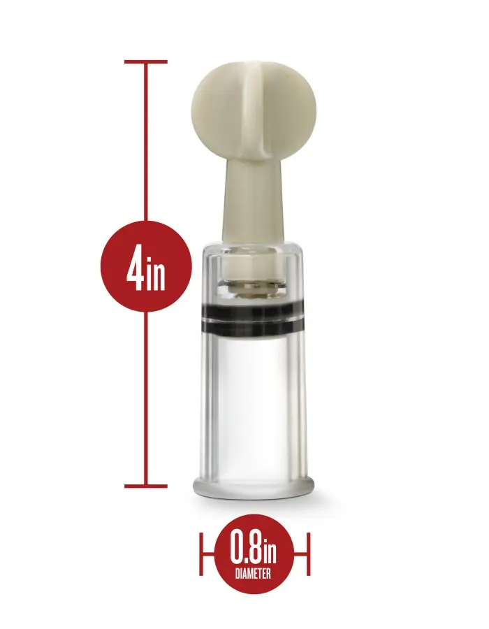 Temptasia - Clit and Nipple Twist Suckers - Set of 3 - Clear