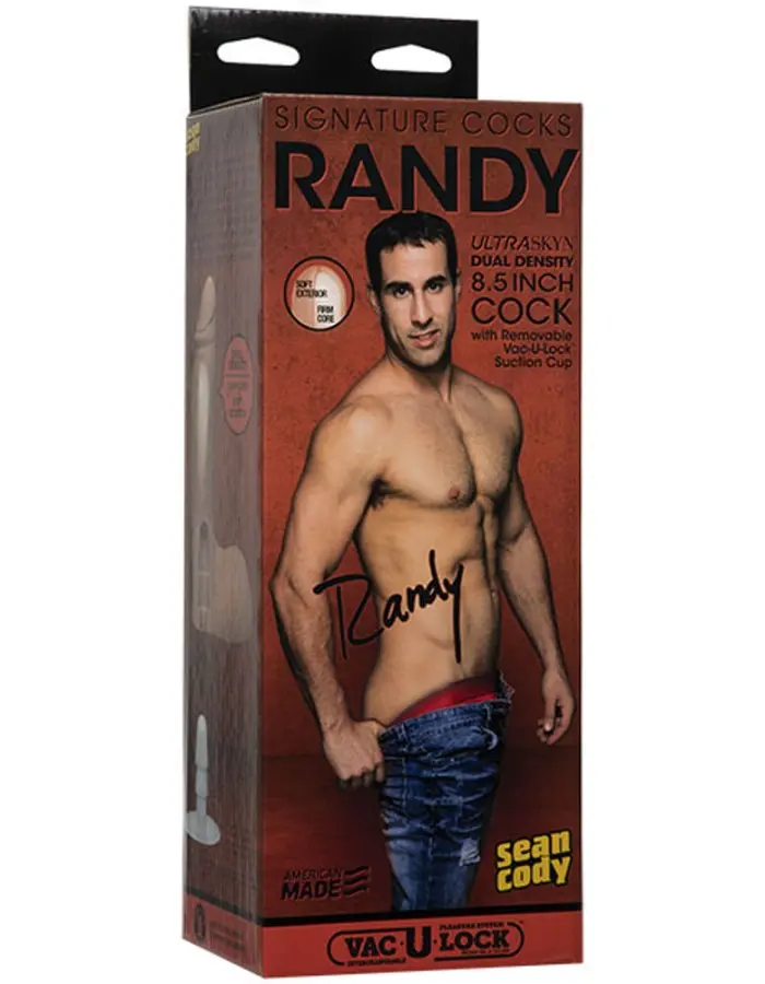Signature Cocks - Randy - 8.5 Inch Ultraskyn Cock With Removable Vac-U-Lock Suction Cup