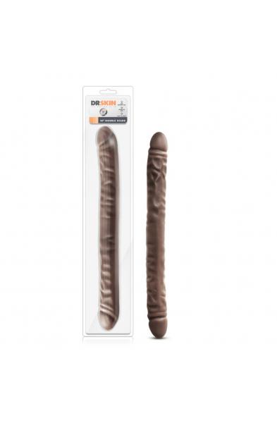 Dr. Skin - 18 Inch Double Dildo - Chocolate