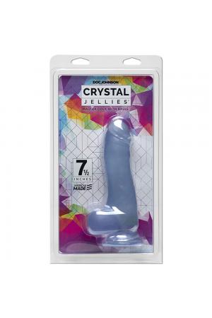 Crystal Jellies - 7.5 Inch Master Cock With Balls