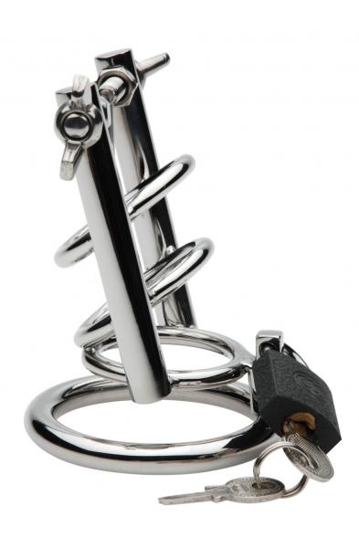 Urethral Spreader Chastity Cage