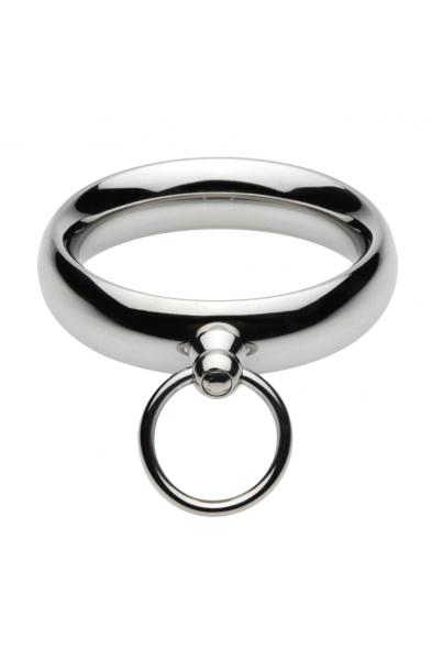 Lead Me Stainless Steel Cock Ring - 1.95