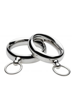 Lead Me Stainless Steel Cock Ring - 1.95