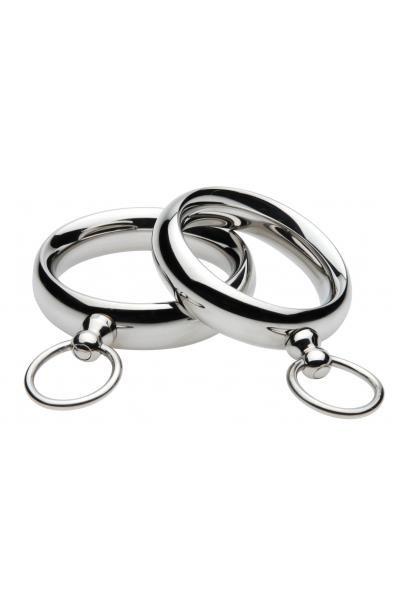 Lead Me Stainless Steel Cock Ring - 1.95