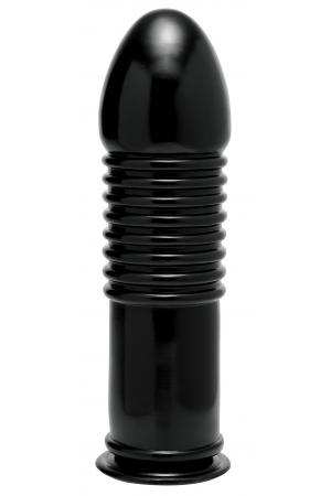 Enormass Ribbed Plug With Suction Base