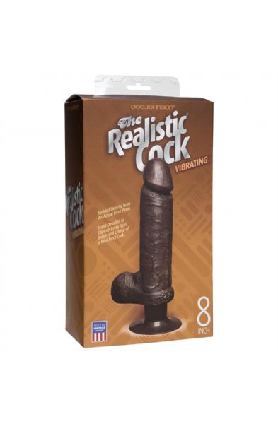 The Original Vibro Realistic 8-Inch - Black