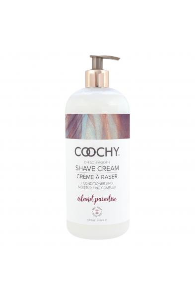 Coochy Shave Cream Island Paradise 32 Oz