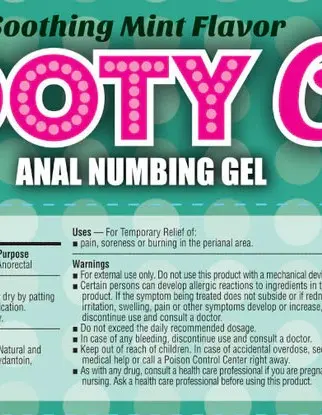 Booty Call Anal Numbing Gel - Mint