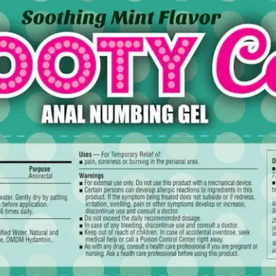 Booty Call Anal Numbing Gel - Mint