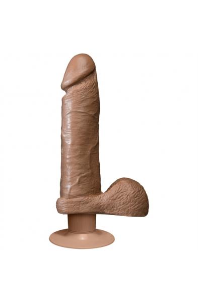 The Original Vibro Realistic Cocks 8-Inch - Brown