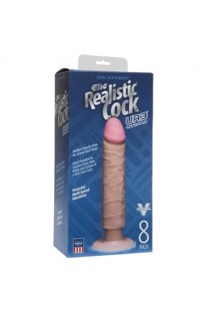 The Realistic Cock - Ur3 Vibrating 8-Inch - White