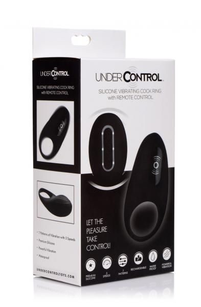 Under Control Vibrating Cock Ring With Remote Control