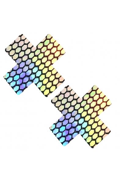 Mirrored Mayhem Super Holographic X Factor  Nipztix Pasties