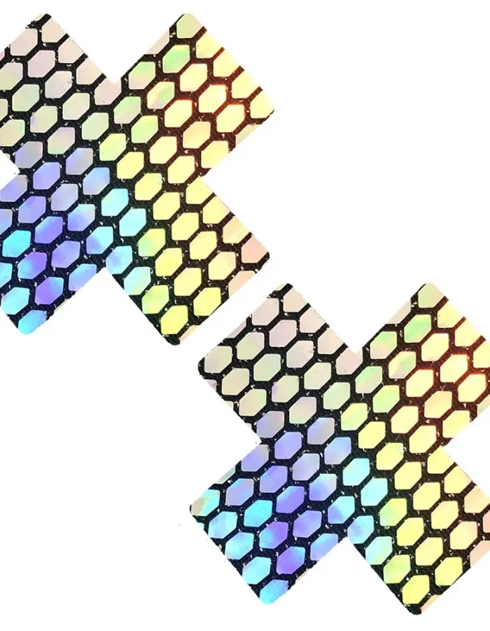 Mirrored Mayhem Super Holographic X Factor Nipztix Pasties