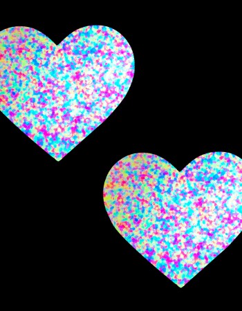 Sprankles Neon Blacklight Glitter I Heart U  Nipztix Pasties