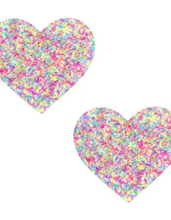 Sprankles Neon Blacklight Glitter I Heart U  Nipztix Pasties
