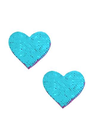 Sequin Jasmine Magic Flip Sequin Purple to Blue I Heart U Nipztix Pasties