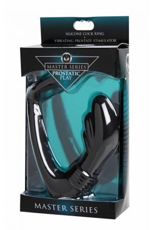 Prostatic Play Nova Silicone Cock Ring and Prostate Vibe