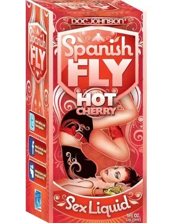 Spanish Fly Sex Drops - 1 Fl. Oz. - Hot Cherry