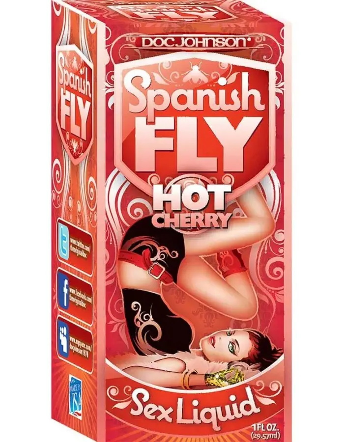 Spanish Fly Sex Drops - 1 Fl. Oz. - Hot Cherry