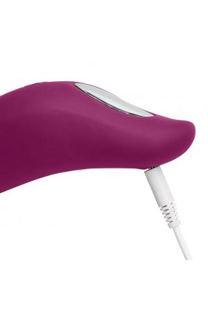 Cloud 9 Novelties Swirl Touch Dual Function Swirling and Vibrating Stimulator - Plum