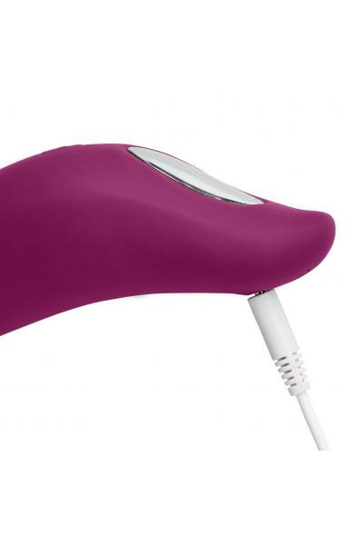 Cloud 9 Novelties Swirl Touch Dual Function Swirling and Vibrating Stimulator - Plum