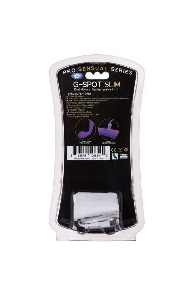 Cloud 9 Novelties G-Spot Slim 7 Inch Flexible Body Vibrator - Plum